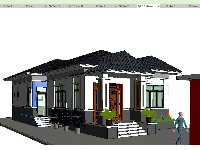 file revit biệt thự 1 tầng,Revit biệt thự vườn,Bản vẽ revit biệt thự,Biệt thự mái nhật revit,File revit nhà vườn,File revit nhà 1 tầng